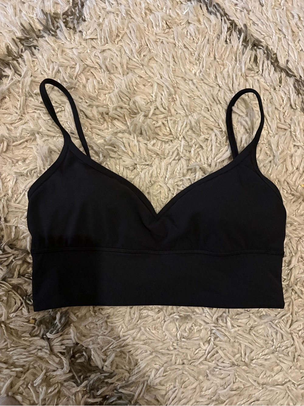 Lululemon align sweetheart black bra size 8